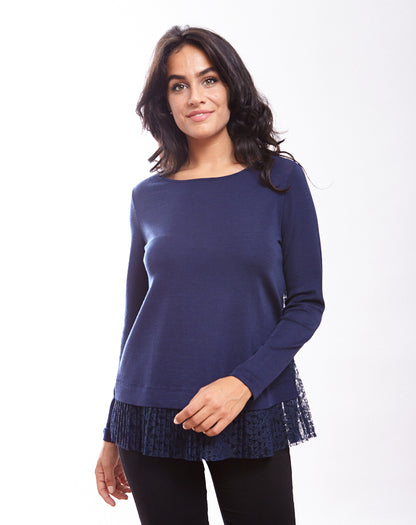 Longsleeves Woman70% Wool , 30% Silk 8618 - Oscalito