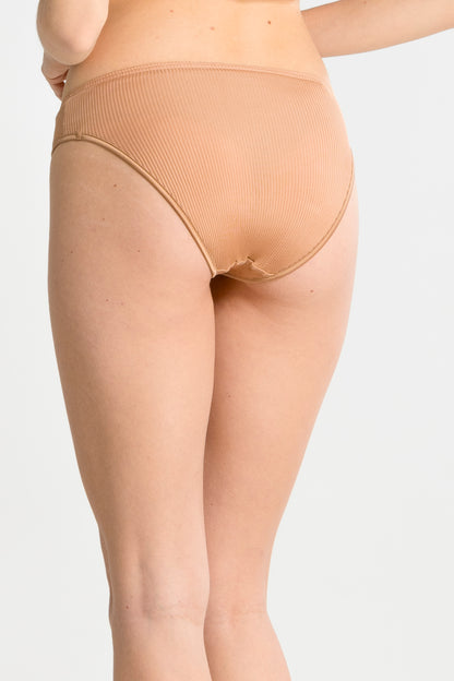 Middle rise Brief Woman in pure organzine silk 9451 - Oscalito