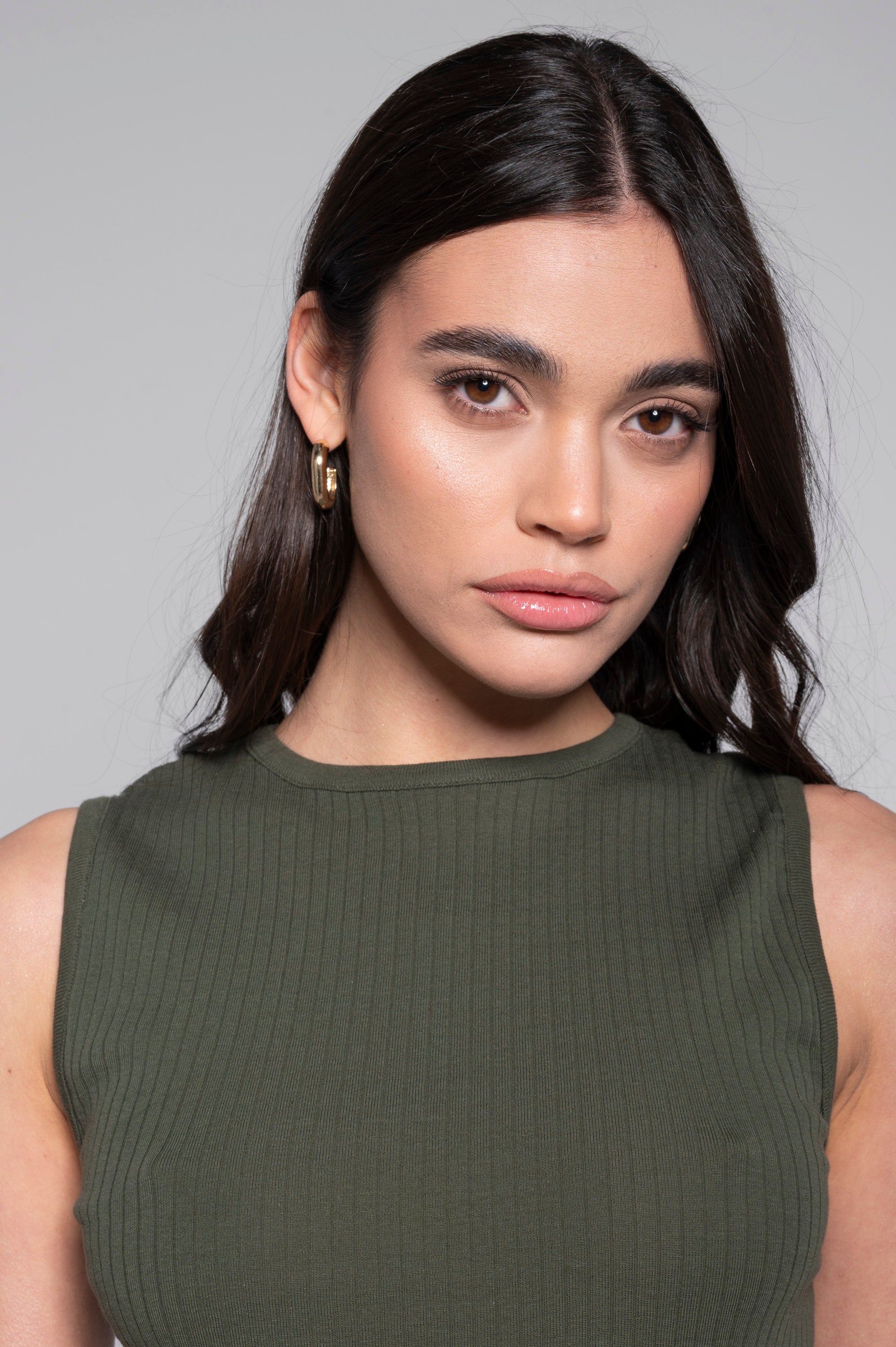 Cotton round neck top 7562