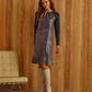 Dress Woman70% Wool , 30% Silk 5684 - Oscalito