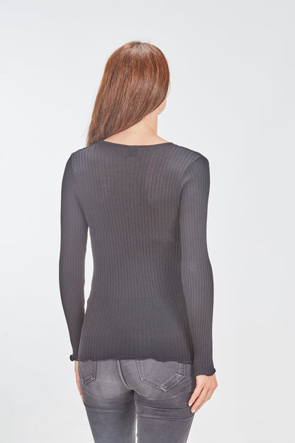 Longsleeves Woman Wool&Silk 5830 - Oscalito