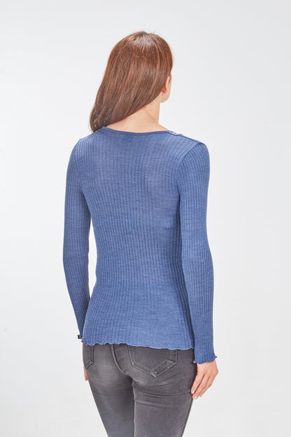 Longsleeves Woman Wool&Silk 5830 - Oscalito