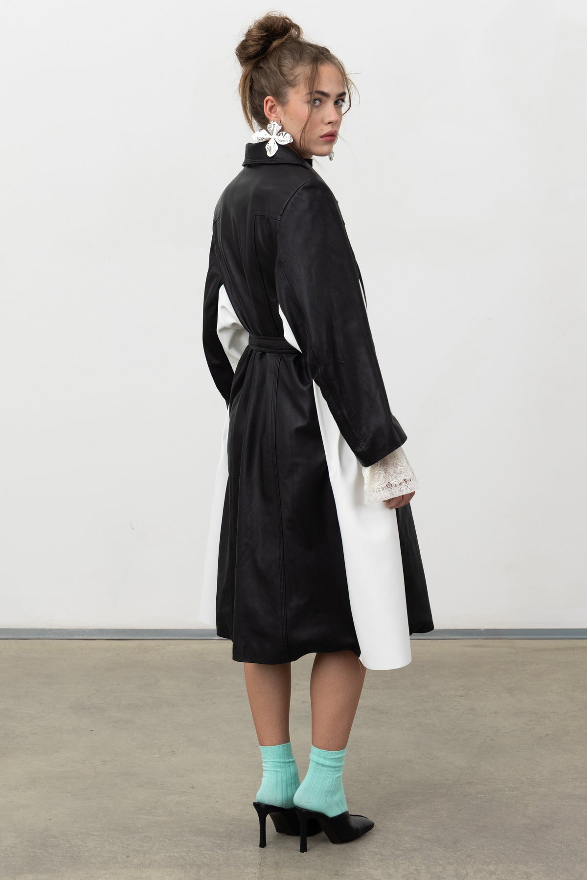 LUXIFER LEATHER TRENCH