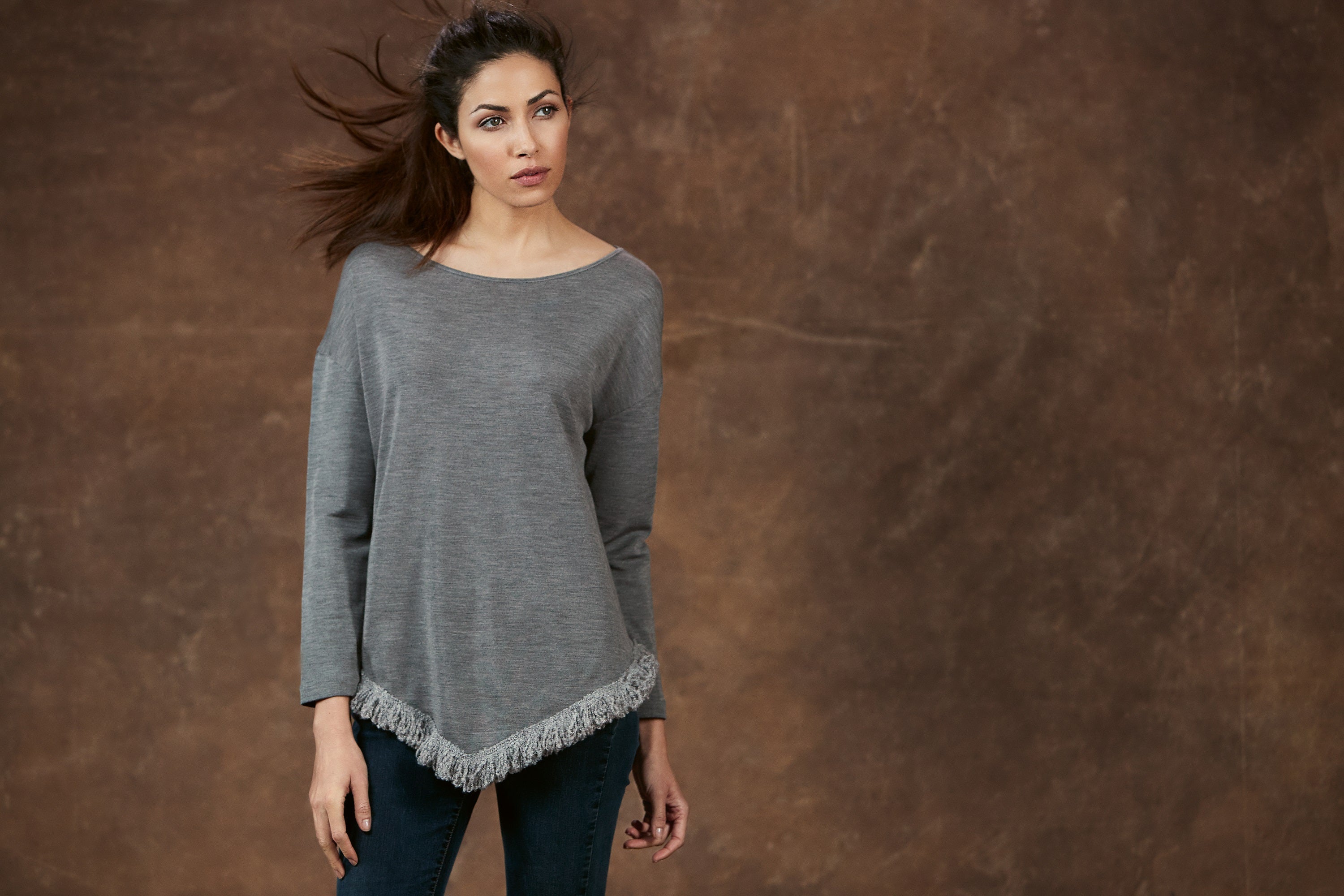 Longsleeves Woman Wool and Silk 4790 - Oscalito