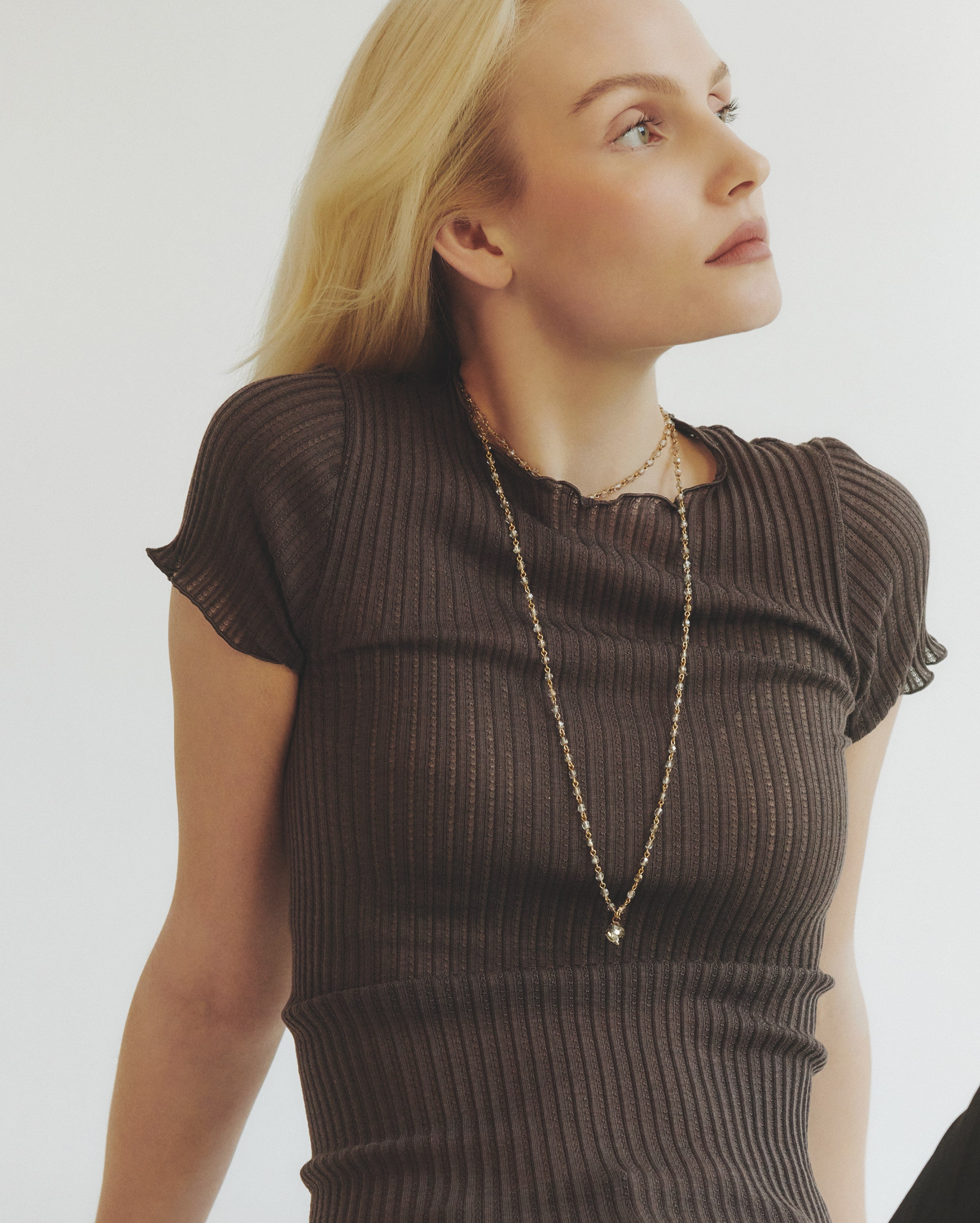 Camisole Top in stretch silk with Chantilly Lace 10334