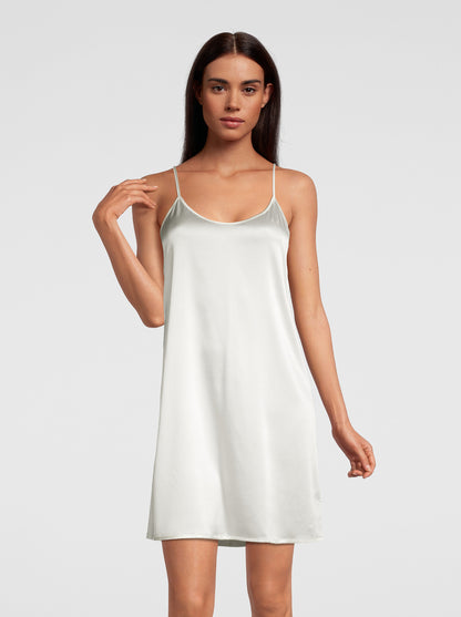 Night Gown in Pure Silk Stretch 10304 - Oscalito