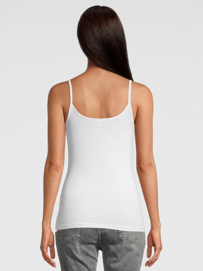 Back Woman White top