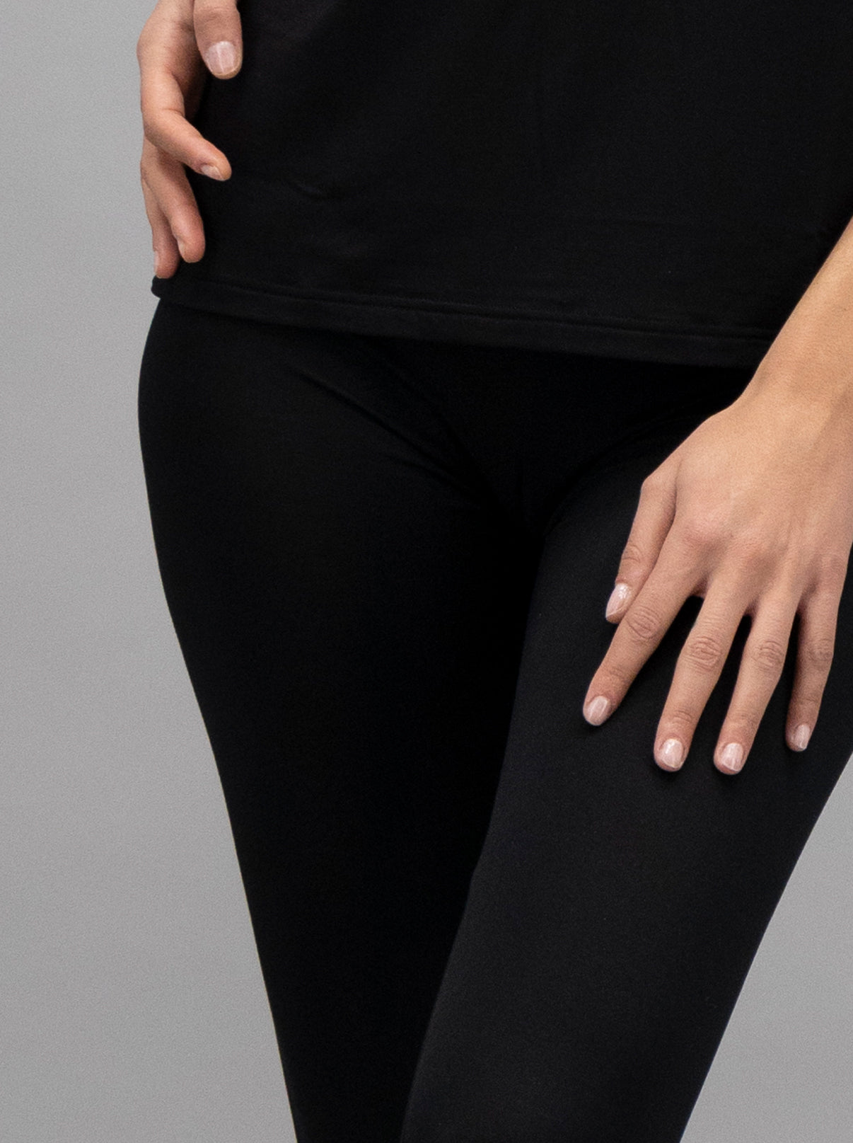 Detail High-waisted micromodal leggings