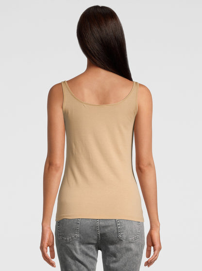 Back skin Tank Top in Micromodal