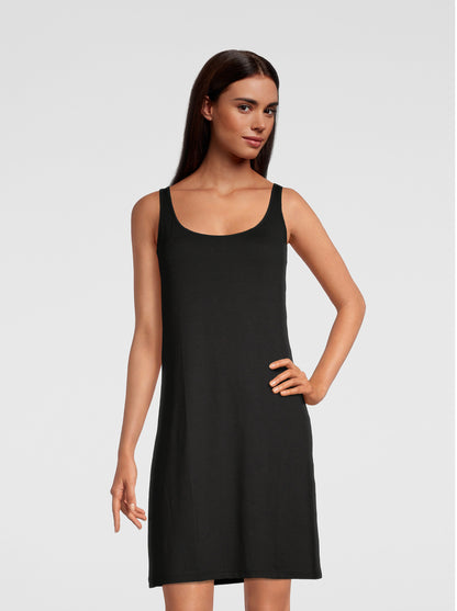 Black mini dress micromodal