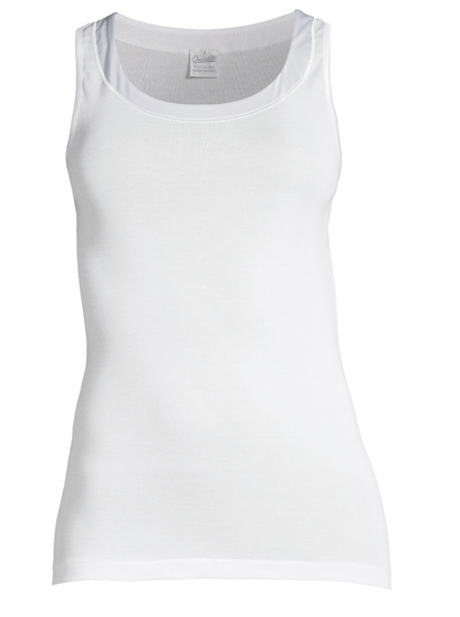 Filoscozia® Tank Top with satin edging 16122 - Oscalito