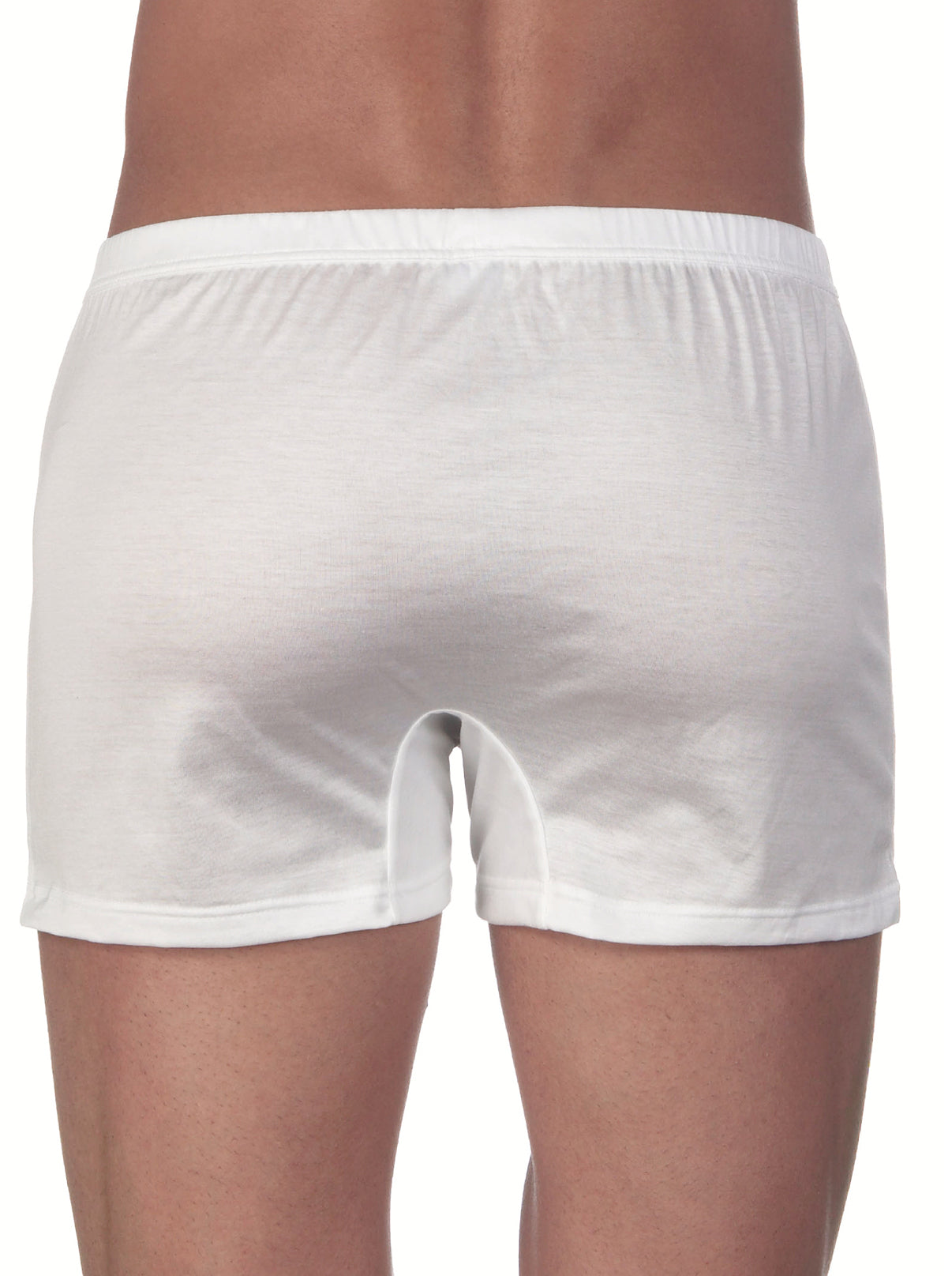 POKARLA Mens Stretch Boxer Briefs Soft Cotton Open Fly Underwear