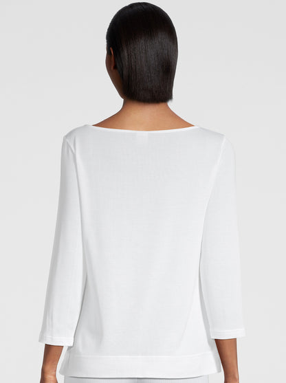 Back Woman White Shirt