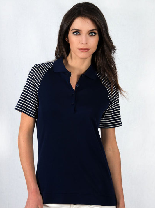 Filoscozia® Striped Sleeves T-Shirt