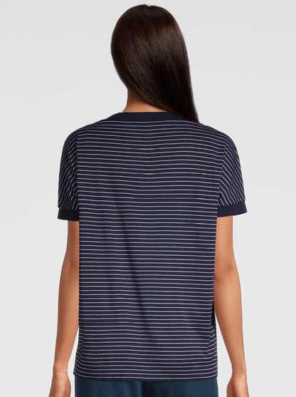 T-shirt with stripes cotton 3181 - Oscalito