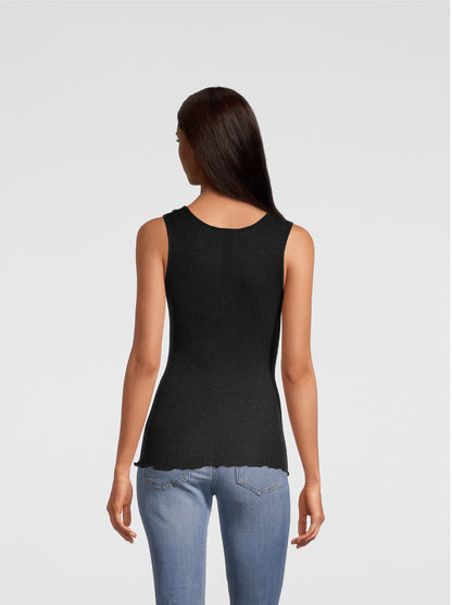 Back Black Woman Tank Top