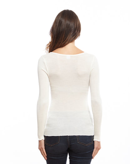 Longsleeves V neck shirt 3486 - Oscalito