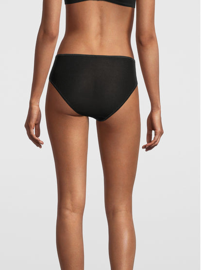 Back Woman Black Brief