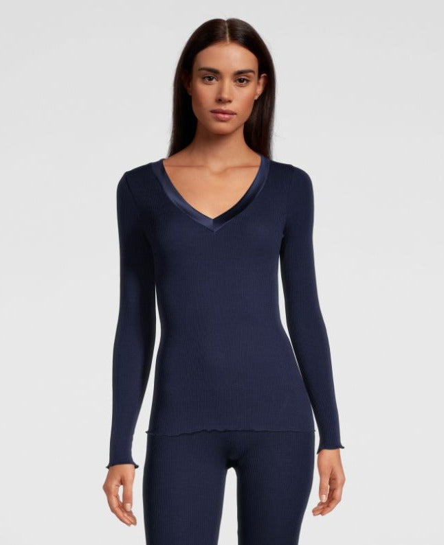 Front Long-sleeved Top