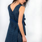 Back Sleeveless Mini Dress denim reversible