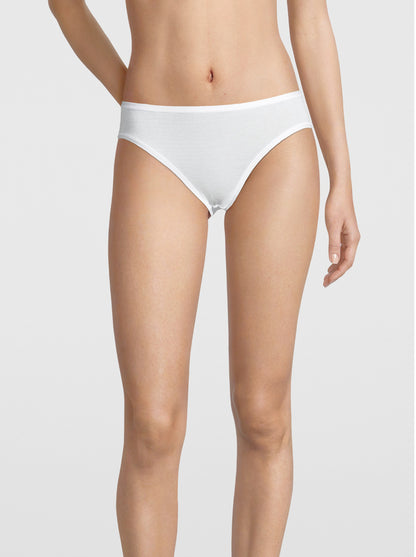 white cotton brief