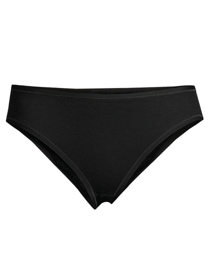 Black cotton brief