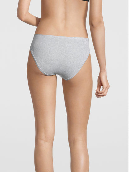 Back grey cotton brief