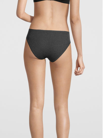 back dark grey cotton brief