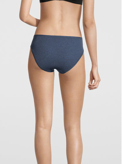 Back blue cotton woman brief