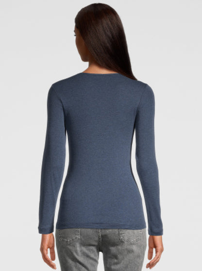 Back Woman Light Blue Shirt