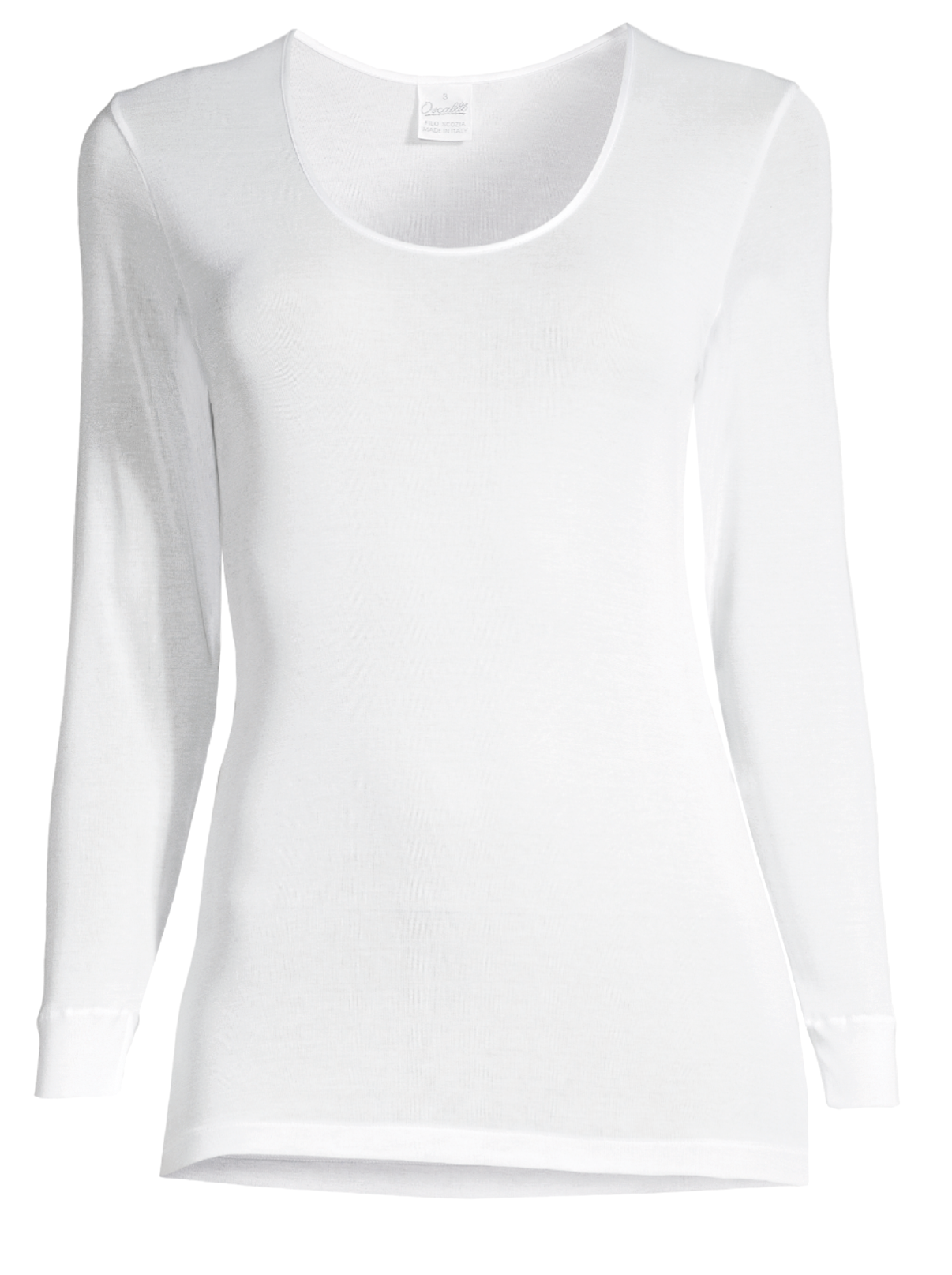 White Filoscozia Long-Sleeved round neck Shirt