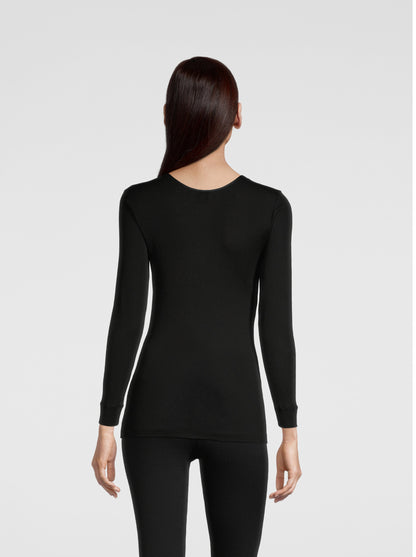 Back Black Filoscozia Long-Sleeved round neck Shirt