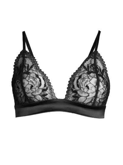 Black Balconette Bra