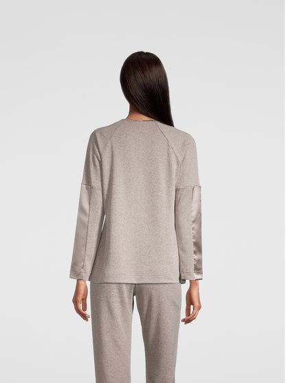 Back Woman Light Grey Jumper