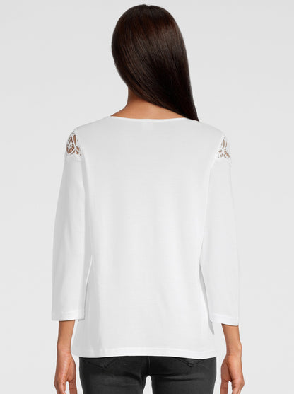 Filoscozia® Longsleeves with Chantilly Detail 5998 - Oscalito