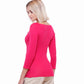 Back Pink Woman Shirt with Macramè