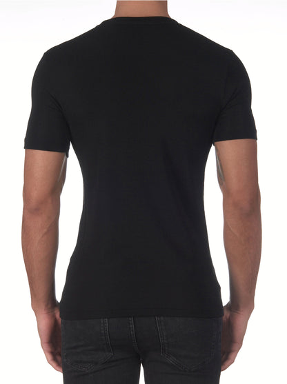 Wool and Silk V Neck T-Shirt 622 - Oscalito