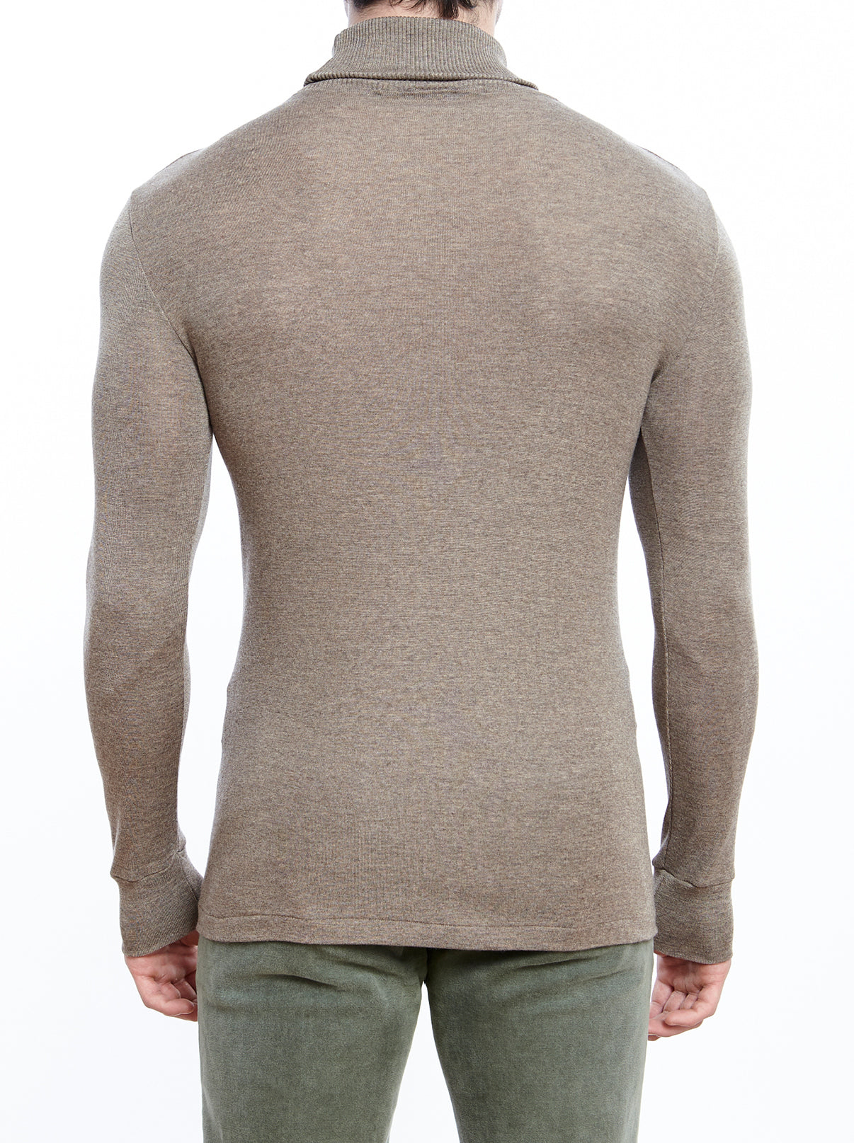 Men's silk blend turtleneck best sale