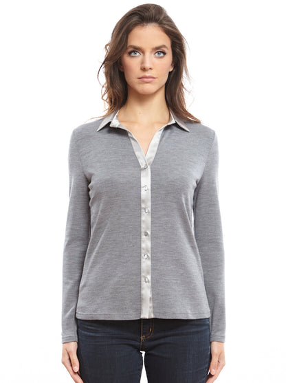 Longsleeves Woman flat Polo-shirt 6352 - Oscalito