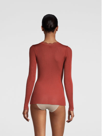 Back Woman Red spaghetti shirt