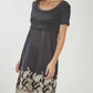 Short-sleeved Minidress in Cotton with Macramé 5984 - Oscalito